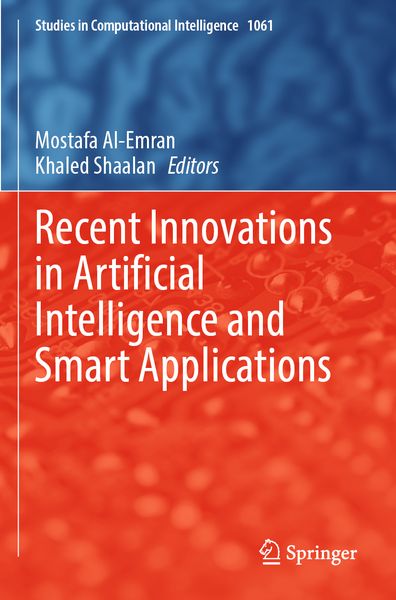 Produktbild: Recent Innovations in Artificial Intelligence and Smart Applications