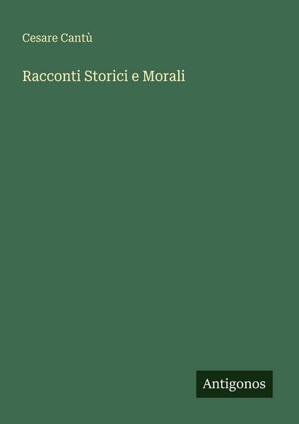 Produktbild: Racconti Storici e Morali