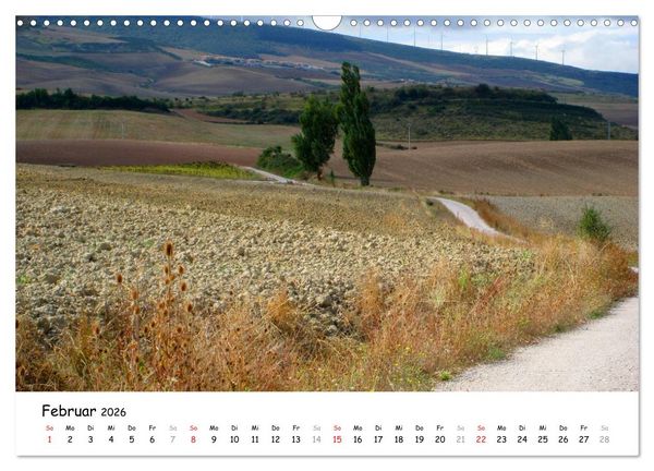 Produktbild: Camino Frances - Jakobsweg (Wandkalender 2026 DIN A3 quer), CALVENDO Monatskalender