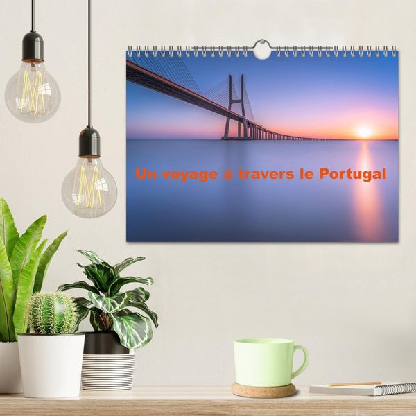 Produktbild: Un voyage &agrave; travers le Portugal (Calendrier mural 2026 DIN A4 vertical), CALVENDO calendrier mensuel
