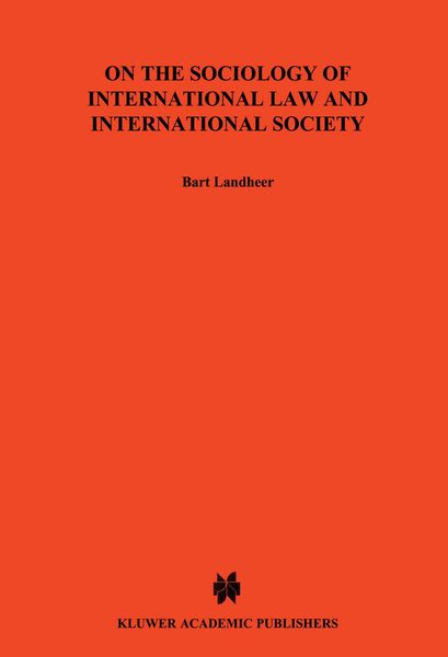 Produktbild: On The Sociology of International Law & International Socitey