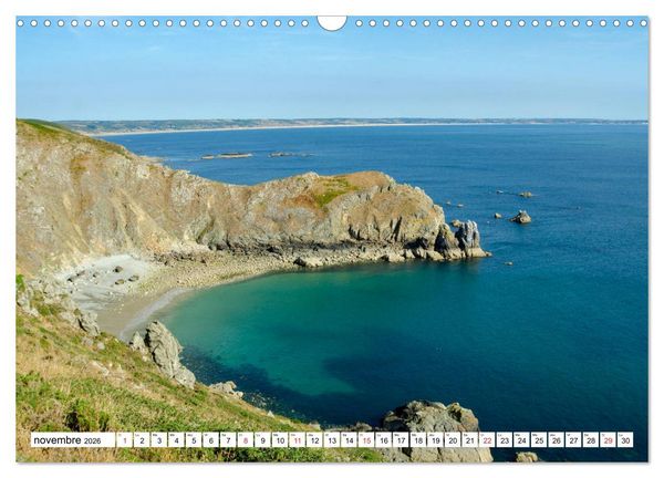 Produktbild: Normandie, la c&ocirc;te nord Cotentin (Calendrier mural 2026 DIN A3 vertical), CALVENDO calendrier mensuel