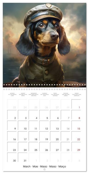 Produktbild: Dogs rocking outfits (Wall Calendar 2026 12 &times; 12 Inch) CALVENDO 12 Month Wall Calendar