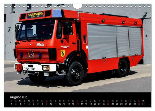 Produktbild: Einsatzfahrzeuge (Wandkalender 2026 DIN A4 quer), CALVENDO Monatskalender