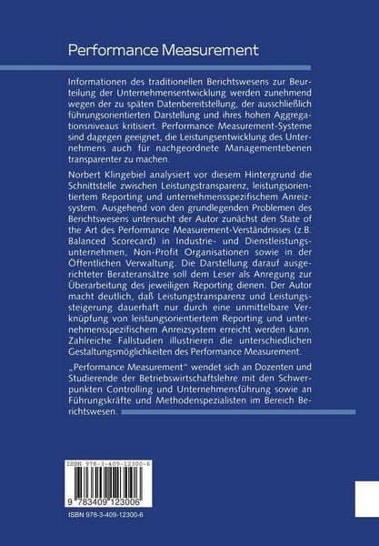Produktbild: Performance Measurement