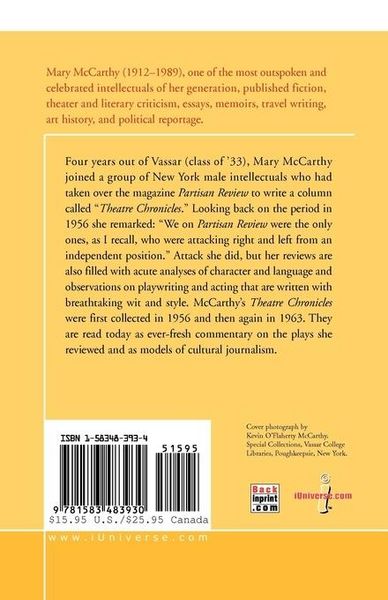 Produktbild: Mary McCarthy's Theatre Chronicles