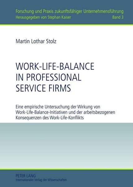 Produktbild: Work-Life-Balance in Professional Service Firms