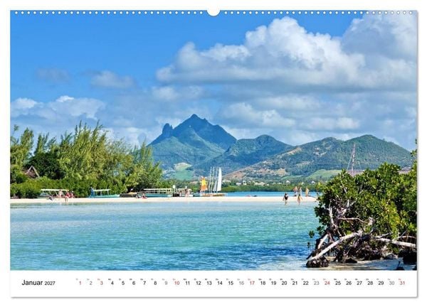 Produktbild: Inselparadies Mauritius (Wandkalender 2027 DIN A2 quer), CALVENDO Monatskalender