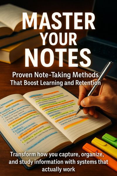 Produktbild: Master Your Notes: Proven Note-Taking Methods That Boost Learning and Retention