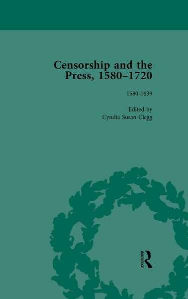 Produktbild: Censorship and the Press, 1580-1720, Volume 1