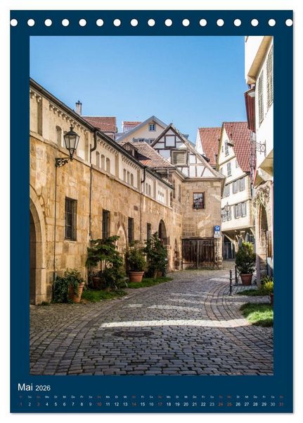 Produktbild: Esslingen am Neckar - Sehenswertes (Tischkalender 2026 DIN A5 hoch), CALVENDO Monatskalender