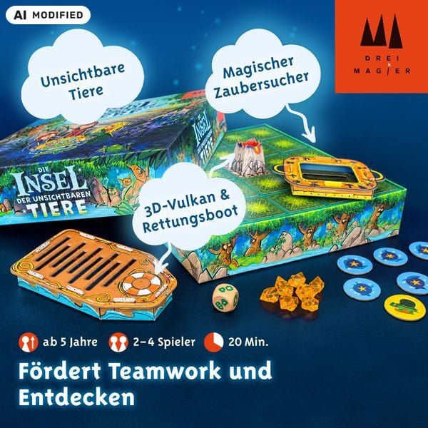 Produktbild: Die Insel der unsichtbaren Tiere