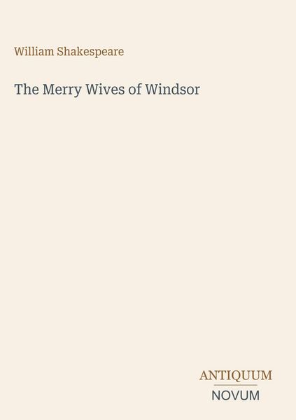 Produktbild: The Merry Wives of Windsor