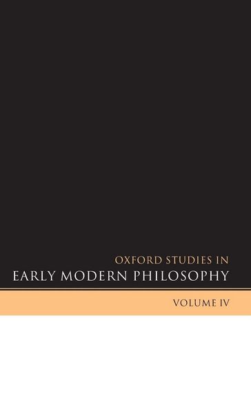 Produktbild: Oxford Studies in Early Modern Philosophy, Volume 4