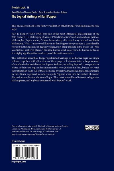 Produktbild: The Logical Writings of Karl Popper