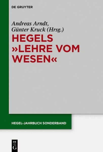 Produktbild: Hegels "Lehre vom Wesen"