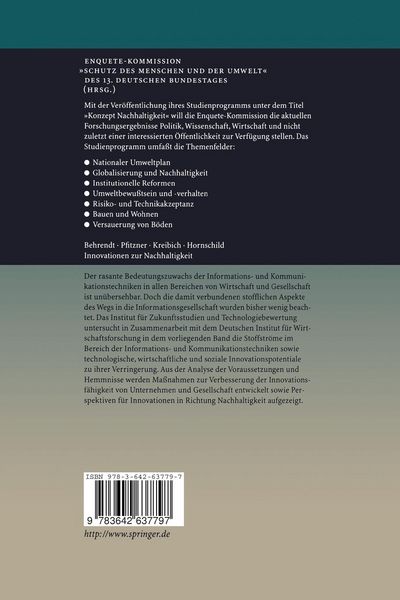 Produktbild: Innovationen zur Nachhaltigkeit