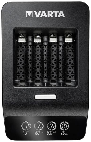 Produktbild: Varta LCD Ultra Fast Ch.+ 4x 56706 Rundzellen-Ladeger&auml;t NiMH Micro (AAA), Mignon (AA)