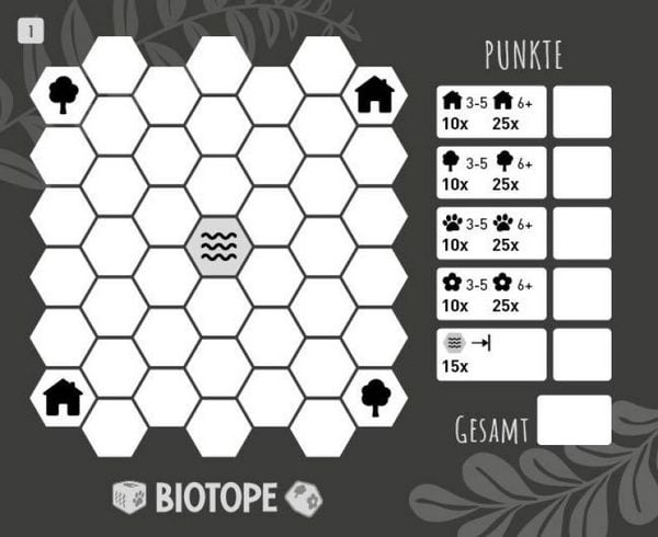 Produktbild: W&uuml;rfelspiel: Biotope &ndash; Wer schafft den besten Lebensraum?