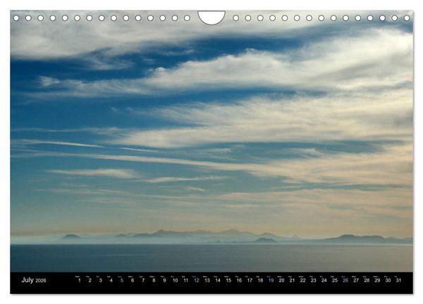 Produktbild: Cloudy skies over Lanzarote (Wall Calendar 2026 DIN A4 landscape), CALVENDO 12 Month Wall Calendar