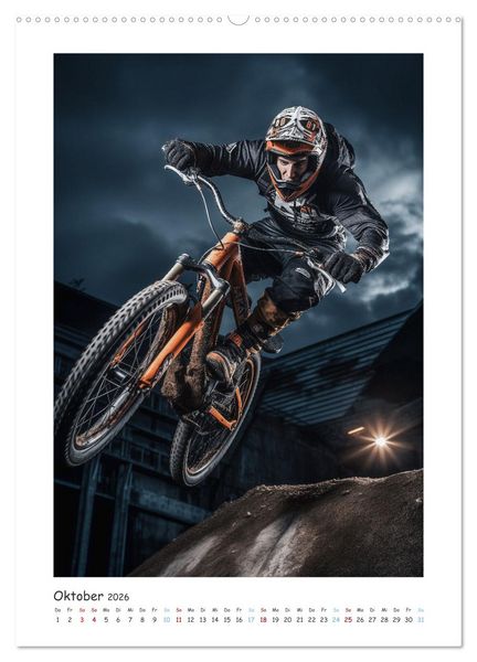 Produktbild: BMX Action (Wandkalender 2026 DIN A2 hoch), CALVENDO Monatskalender