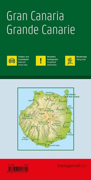 Produktbild: freytag & berndt Stra&szlig;enkarte Gran Canaria 1:50.000
