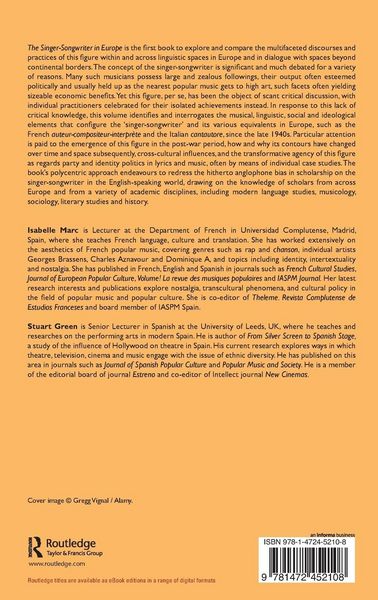Produktbild: The Singer-Songwriter in Europe