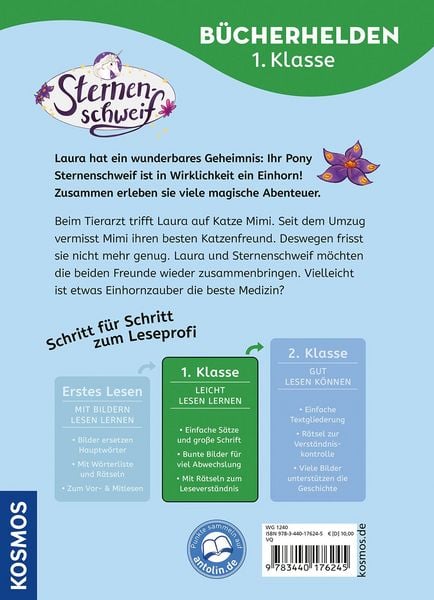 Produktbild: Sternenschweif, B&uuml;cherhelden 1. Klasse, Ein magischer Tierarztbesuch
