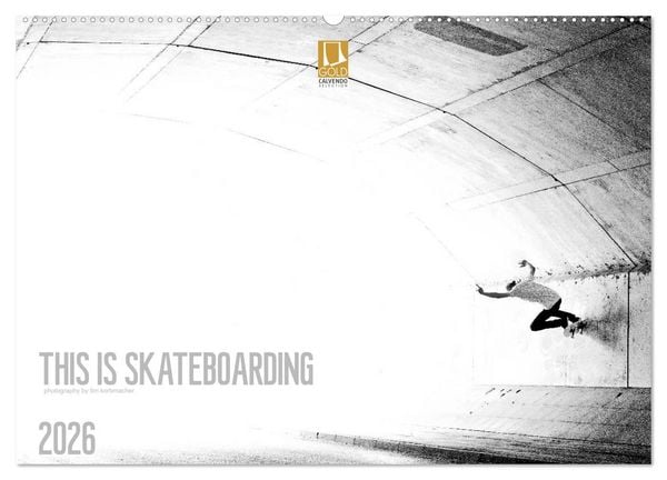 Produktbild: THIS IS SKATEBOARDING 2026 (Wandkalender 2026 DIN A2 quer), CALVENDO Monatskalender