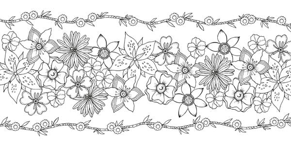 Produktbild: Tropical Flowers &ndash; Exotische Blumen- und Pflanzen-Motive ausmalen