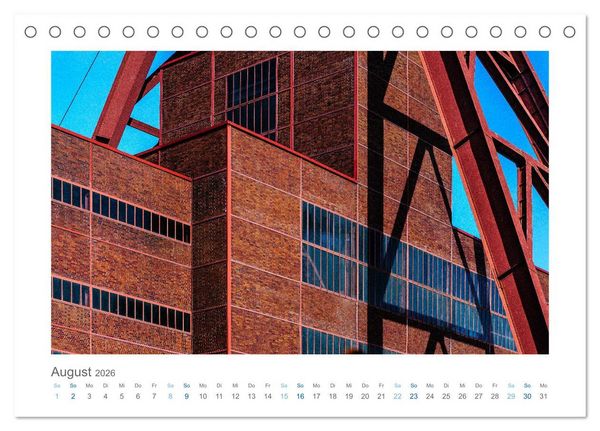 Produktbild: Architektonische Details aus Europa (Tischkalender 2026 DIN A5 quer), CALVENDO Monatskalender