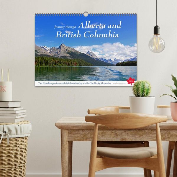 Produktbild: Journey through Alberta and British Columbia (Wall Calendar 2026 DIN A3 landscape), CALVENDO 12 Month Wall Calendar