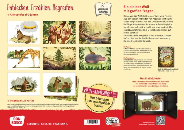 Produktbild: Du, Papa ... Ist zehn viel? Kamishibai Bildkartenset
