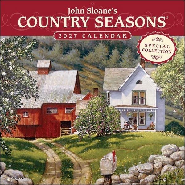 Produktbild: John Sloane's Country Seasons(r) Special Collection 2027 Wall Calendar