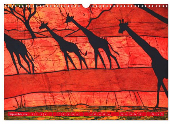 Produktbild: Farbenfrohes Afrika (Wandkalender 2026 DIN A3 quer), CALVENDO Monatskalender