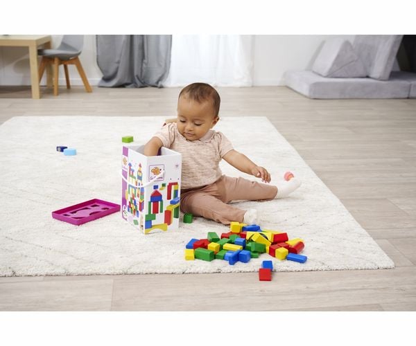 Produktbild: Eichhorn Bunte Holzbausteine