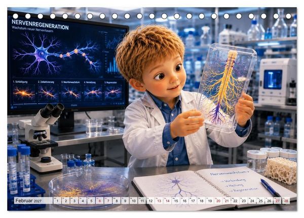 Produktbild: Patrick, Forscher mit Herz (Tischkalender 2027 DIN A5 quer), CALVENDO Monatskalender