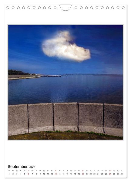 Produktbild: Stimmungsvolle Landschaften an der Nordseek&uuml;ste (Wandkalender 2026 DIN A4 hoch), CALVENDO Monatskalender