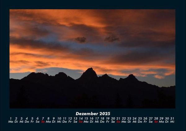 Produktbild: Berge 2025 Fotokalender DIN A4