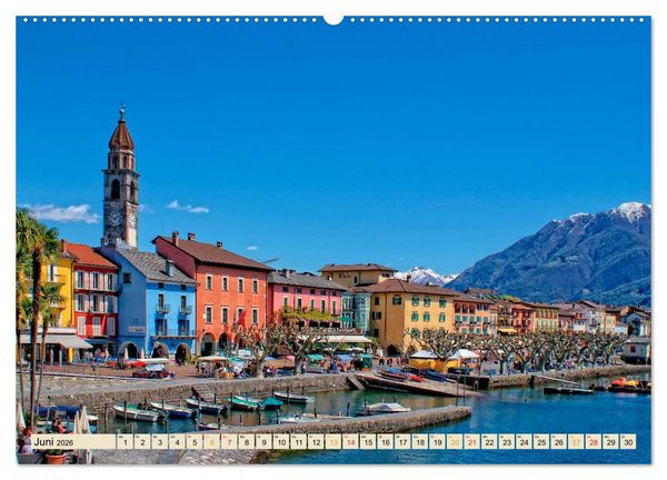 Produktbild: Auf der gro&szlig;en Tour durch die Schweiz, Etappe 1, Appenzell zum Genfer See (hochwertiger Premium Wandkalender 2026 DIN A2 quer), Kunstdruck in Hochglanz