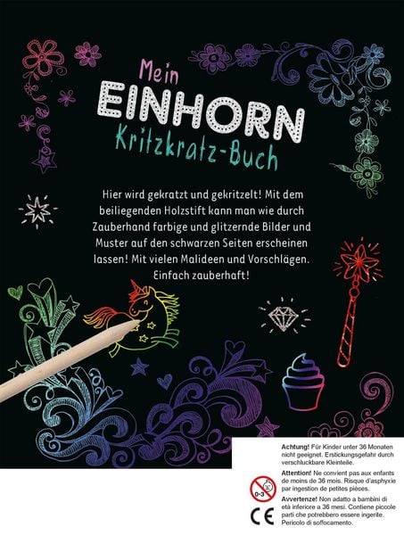 Produktbild: Mein Einhorn-Kritzkratz-Buch