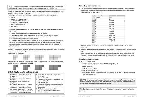Produktbild: Collins Cambridge Checkpoint Maths - Cambridge Checkpoint Maths Teacher Guide Stage 7