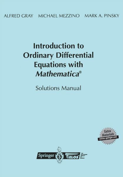 Produktbild: Introduction to Ordinary Differential Equations with Mathematica&reg;