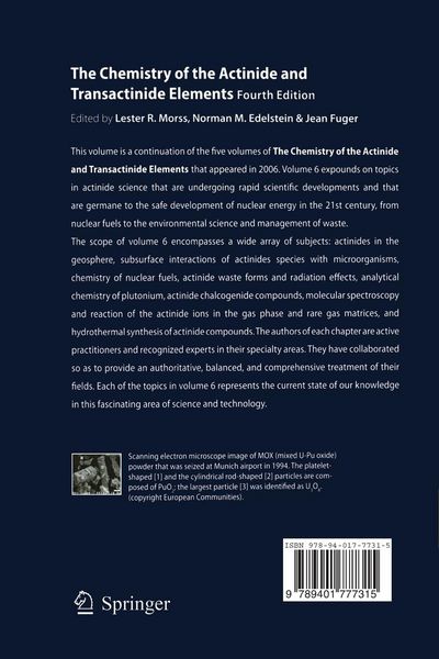 Produktbild: The Chemistry of the Actinide and Transactinide Elements (Volume 6)