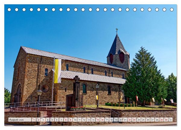 Produktbild: Hennef - Stadt der 100 D&ouml;rfer (Tischkalender 2026 DIN A5 quer), CALVENDO Monatskalender