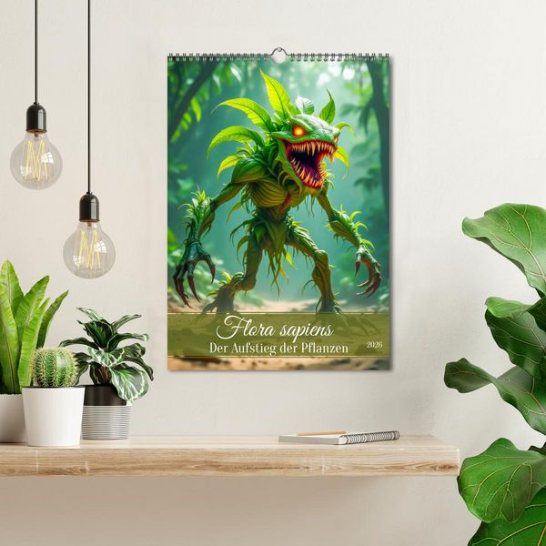 Produktbild: Flora sapiens - Der Aufstieg der Pflanzen (Wandkalender 2026 DIN A3 hoch), CALVENDO Monatskalender