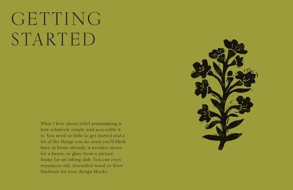 Produktbild: BOTANICAL BLOCK PRINTING HB