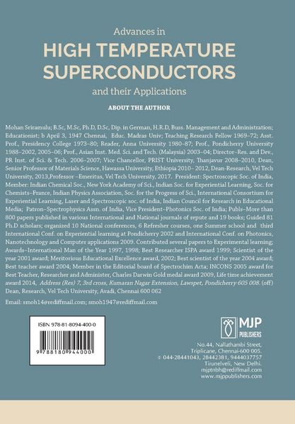 Produktbild: Advances in High Temperature Superconductors and their Applications