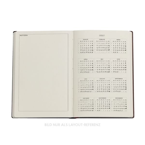 Produktbild: 18-Monatskalender 2026 - 2027 Wildblumen Mini Horizontal