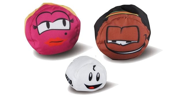 Produktbild: MTS 970827 - Crossboccia Double Pack Heroes, Blond+Muffin, Set für 2 Spieler